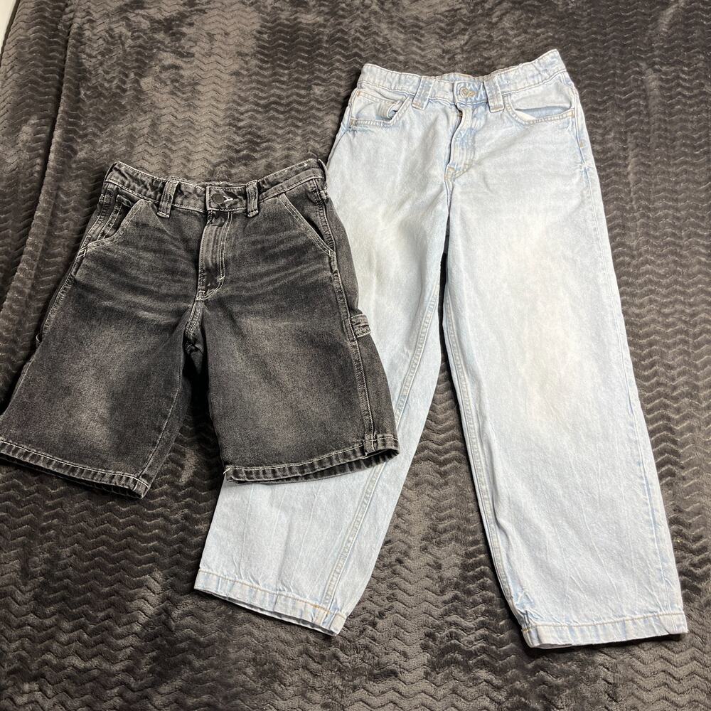 H&M Kids Baggy Jeans Light Blue Denim & shorts Size US 12